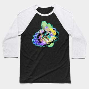 Knotty ends Surf floral Baseball T-Shirt